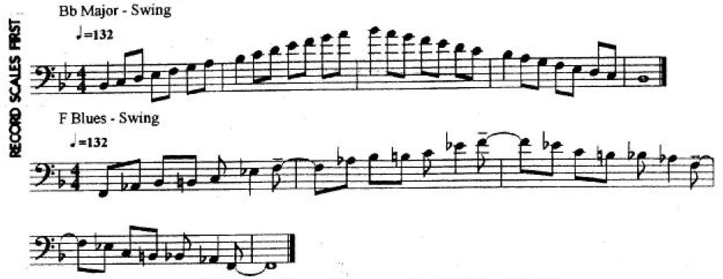 Trombone scales